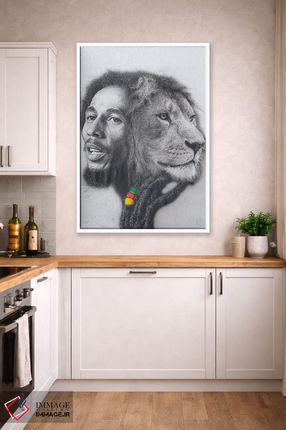 تابلو دکوراتیو شاه مارلی اثر جوزایا جونز - D3W