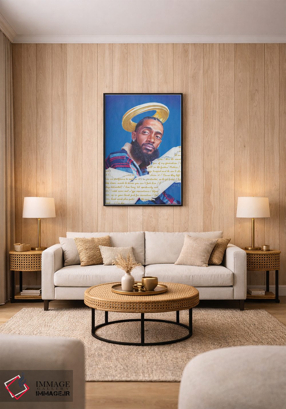 تابلو دکوراتیو گسیخته اثر جوزایا جونز - D1B