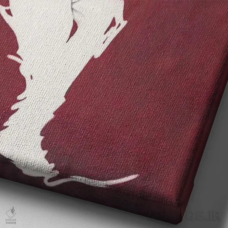 تابلو دکوراتیو سرزمین کلیولند لبرون اثر جوزایا جونز - نمای نزدیک بافت بوم