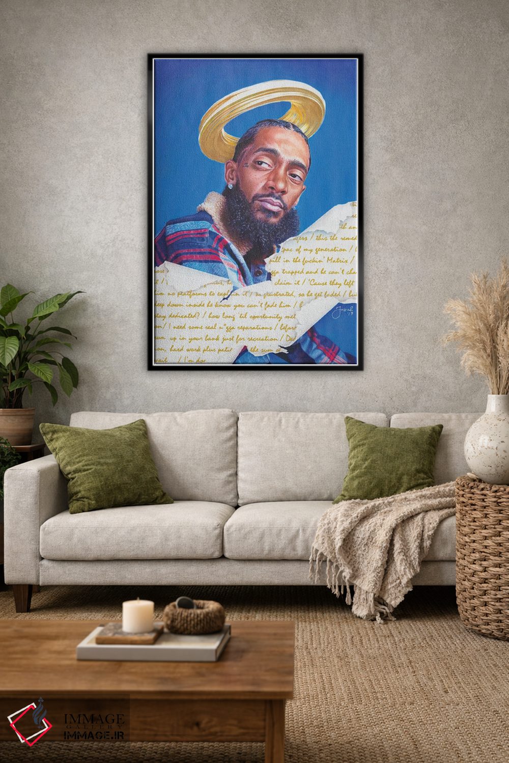 تابلو دکوراتیو گسیخته اثر جوزایا جونز - D2B