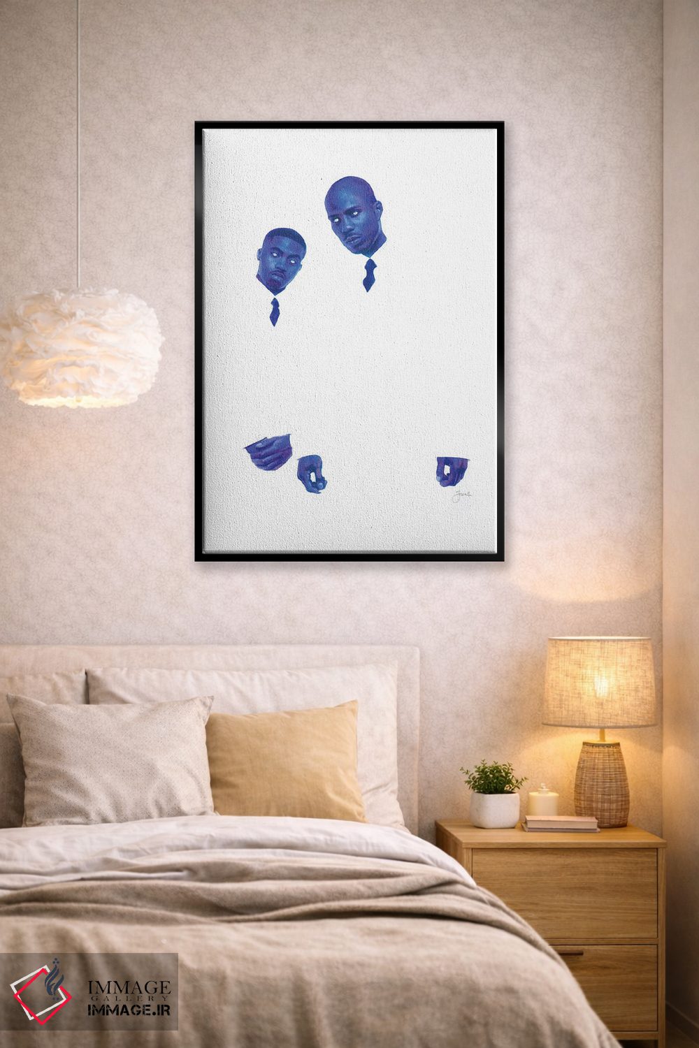 تابلو مینیمال شکم بهترین اثر جوزایا جونز - D3B