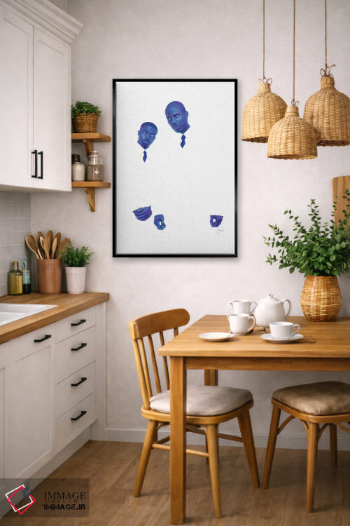 تابلو مینیمال شکم بهترین اثر جوزایا جونز - D6B