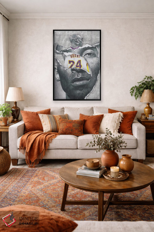 تابلو دکوراتیو بسکتبال عزیز اثر جوزایا جونز - D4B