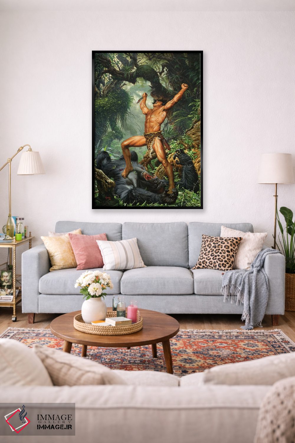 تابلو دکوراتیو تارزان میمون ها؟ صدمین سالگرد اثر جو جوسکو - D1B