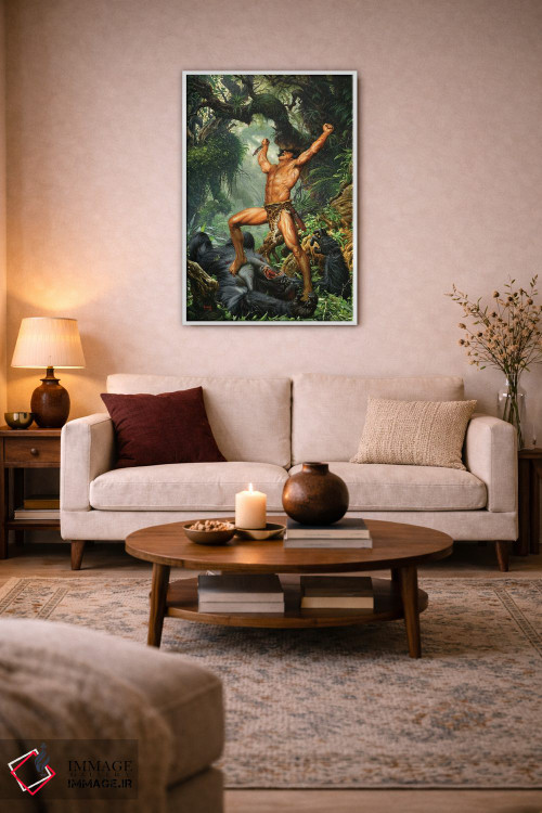 تابلو دکوراتیو تارزان میمون ها؟ صدمین سالگرد اثر جو جوسکو - D3W