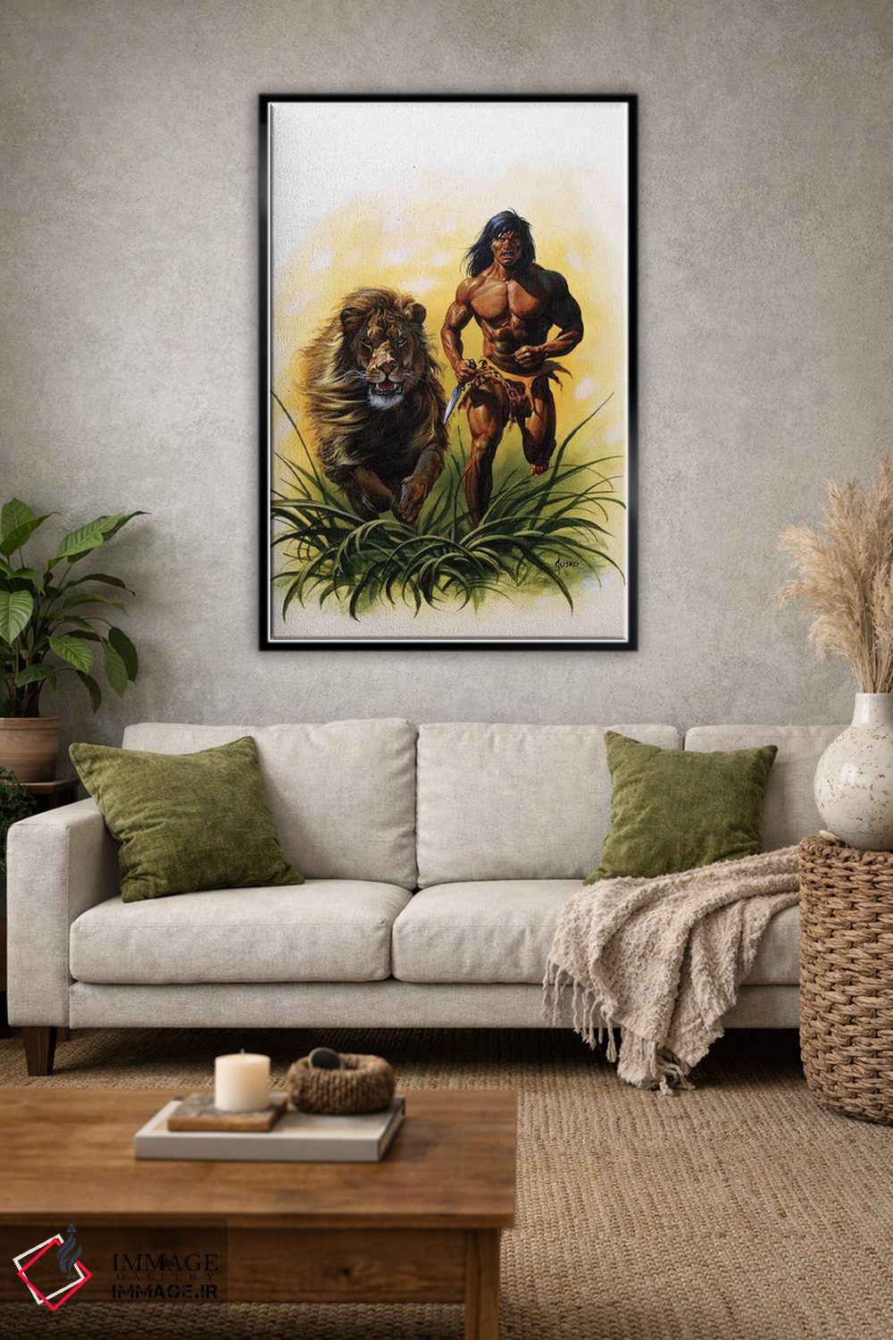 تابلو دکوراتیو تارزان؟ در حال فرار اثر جو جوسکو - D1B
