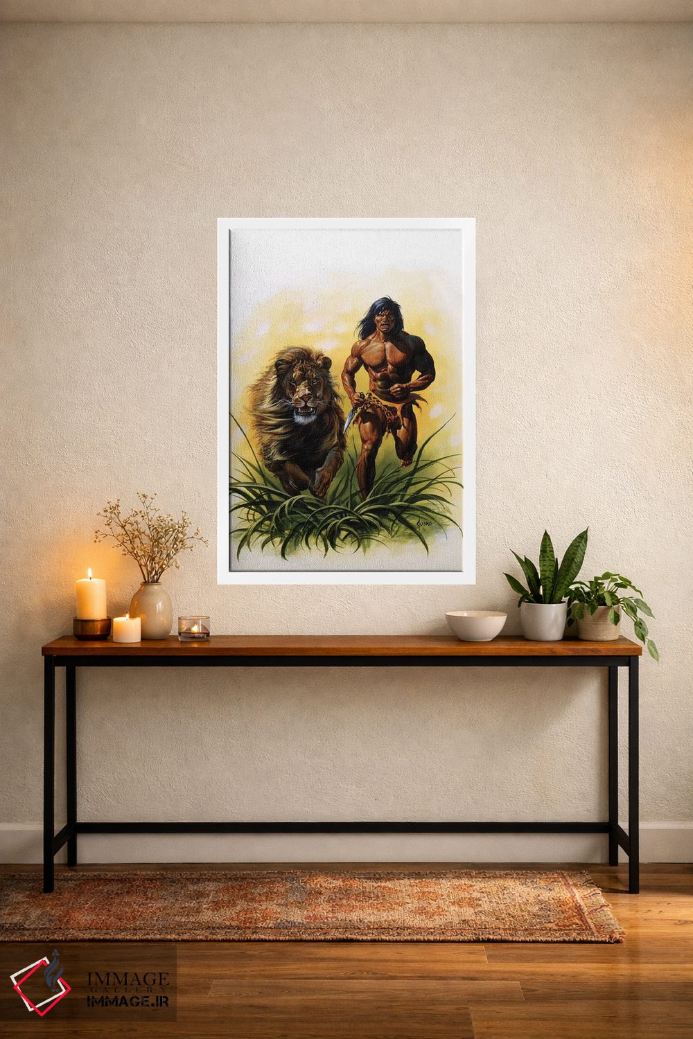 تابلو دکوراتیو تارزان؟ در حال فرار اثر جو جوسکو - D3W