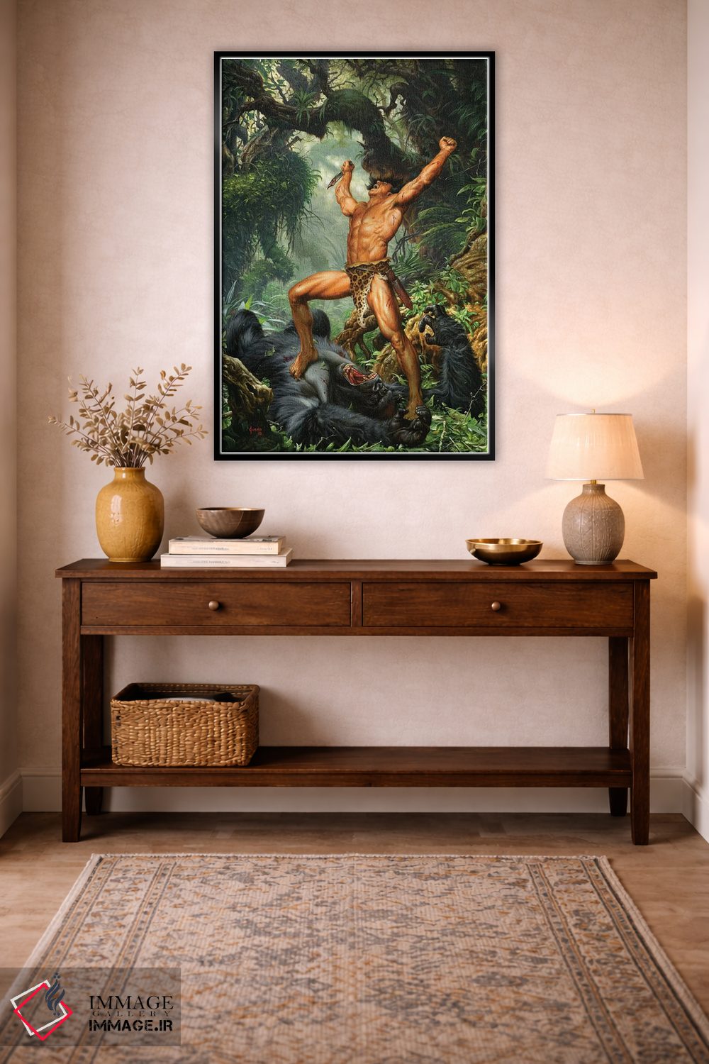 تابلو دکوراتیو تارزان میمون ها؟ صدمین سالگرد اثر جو جوسکو - D4B