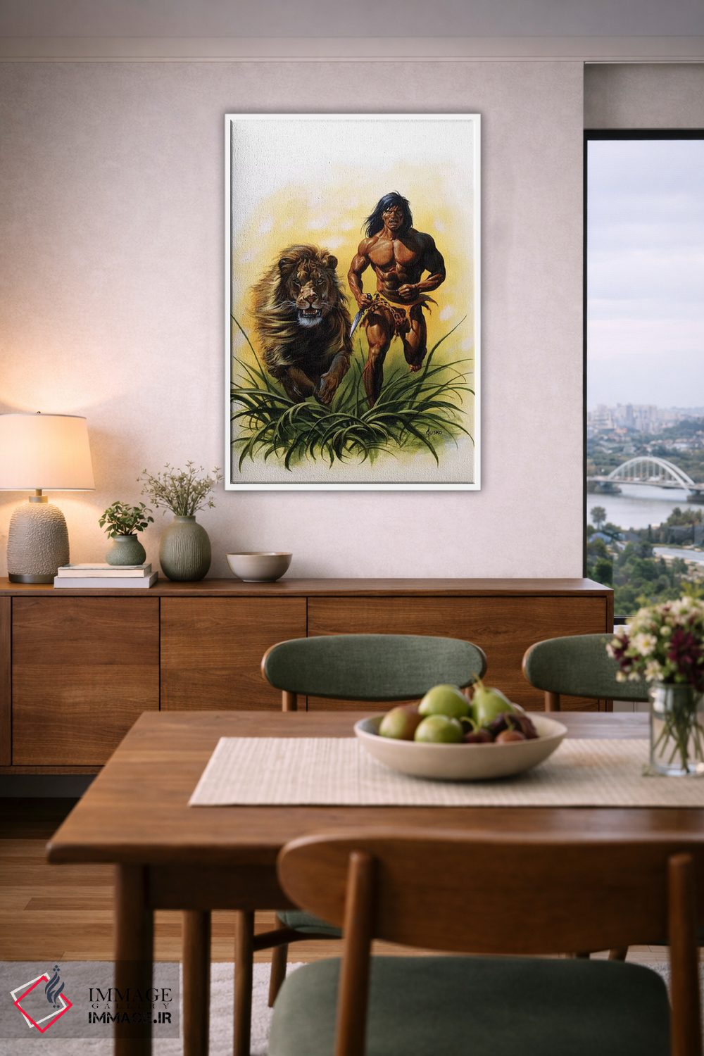 تابلو دکوراتیو تارزان؟ در حال فرار اثر جو جوسکو - D6W