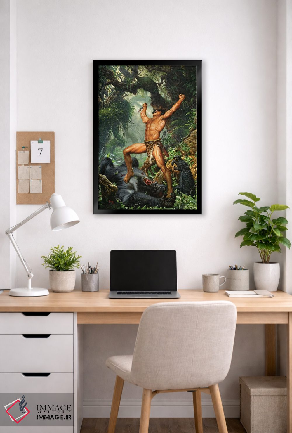 تابلو دکوراتیو تارزان میمون ها؟ صدمین سالگرد اثر جو جوسکو - D5B