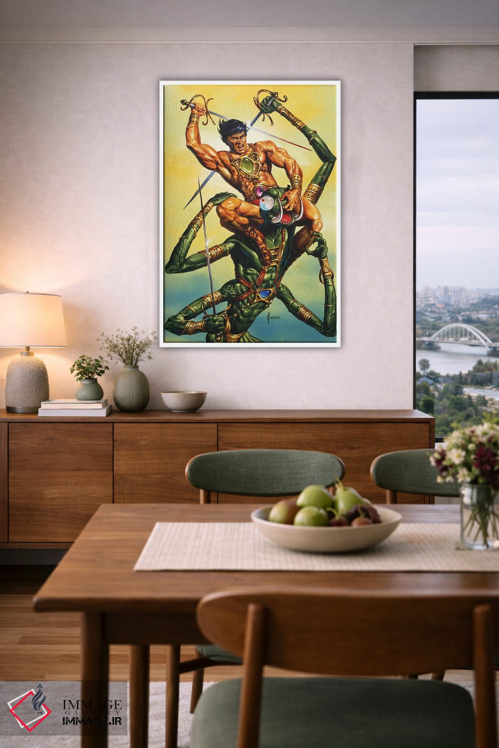 تابلو دکوراتیو جان کارتر از مریخ؟ نبرد با زاد اثر جو جوسکو - D6W