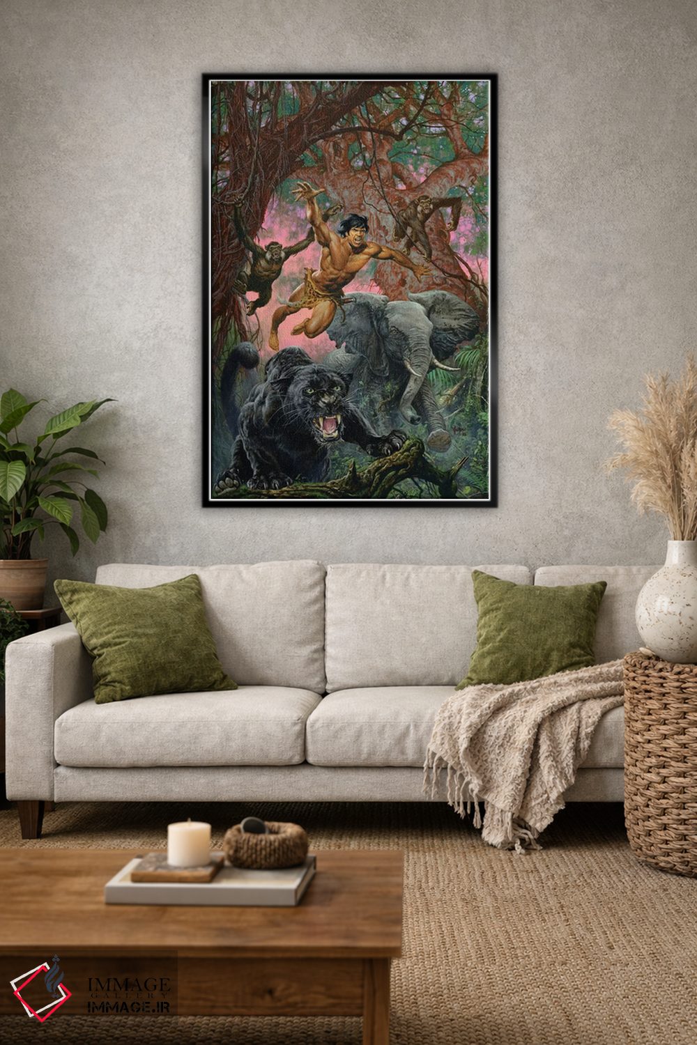 تابلو دکوراتیو هیولاهای تارزان؟ اثر جو جوسکو - D1B