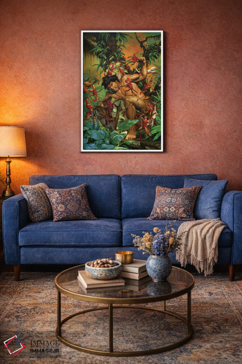 تابلو دکوراتیو تارزان و مردمان مورچه ای اثر جو جوسکو - D3W