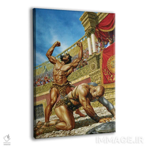 تابلو دکوراتیو تارزان و امپراتوری گمشده اثر جو جوسکو - نمای پرسپکتیو محصول