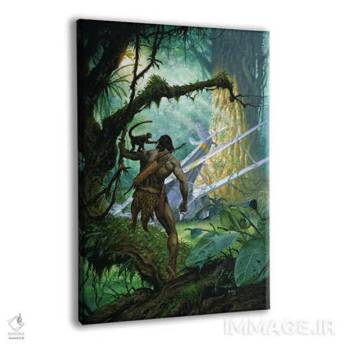 تابلو دکوراتیو جستجوی تارزان اثر جو جوسکو - نمای پرسپکتیو محصول
