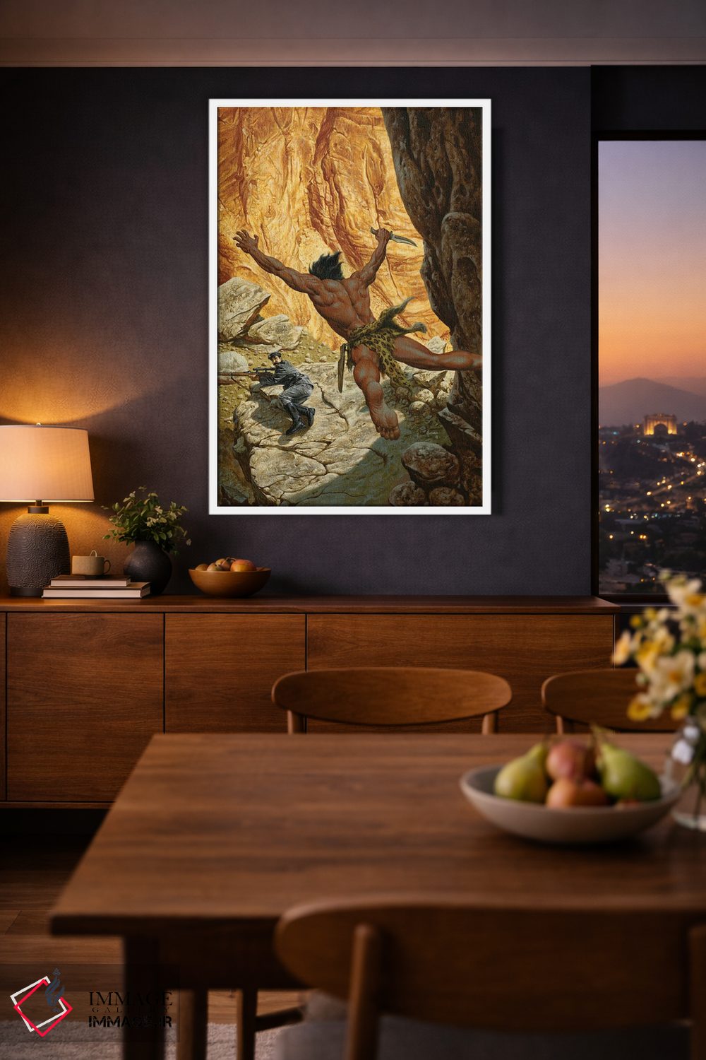 تابلو دکوراتیو تارزان وحشتناک اثر جو جوسکو - D3W