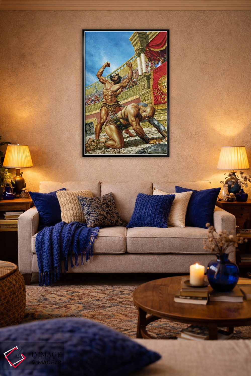 تابلو دکوراتیو تارزان و امپراتوری گمشده اثر جو جوسکو - D5B