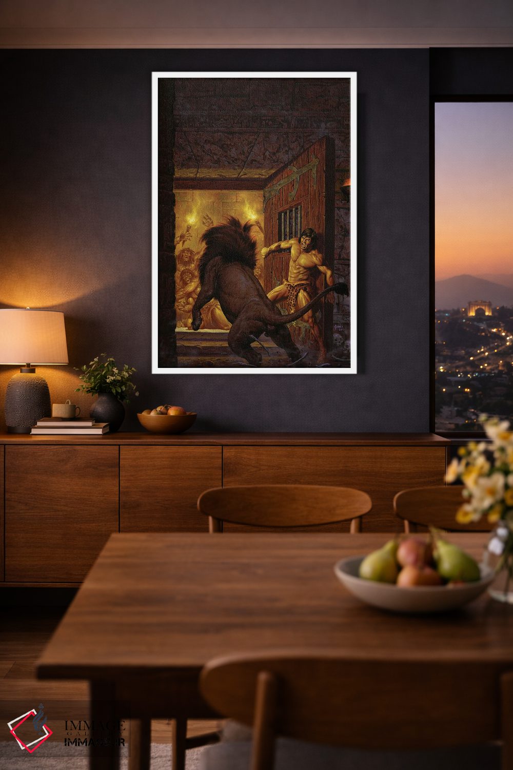 تابلو دکوراتیو تارزان شکست ناپذیر اثر جو جوسکو - D3W