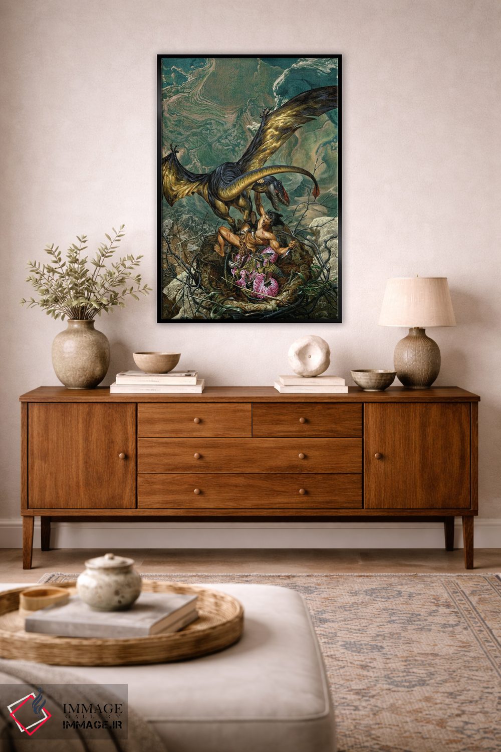 تابلو دکوراتیو تارزان در هسته زمین اثر جو جوسکو - D3B