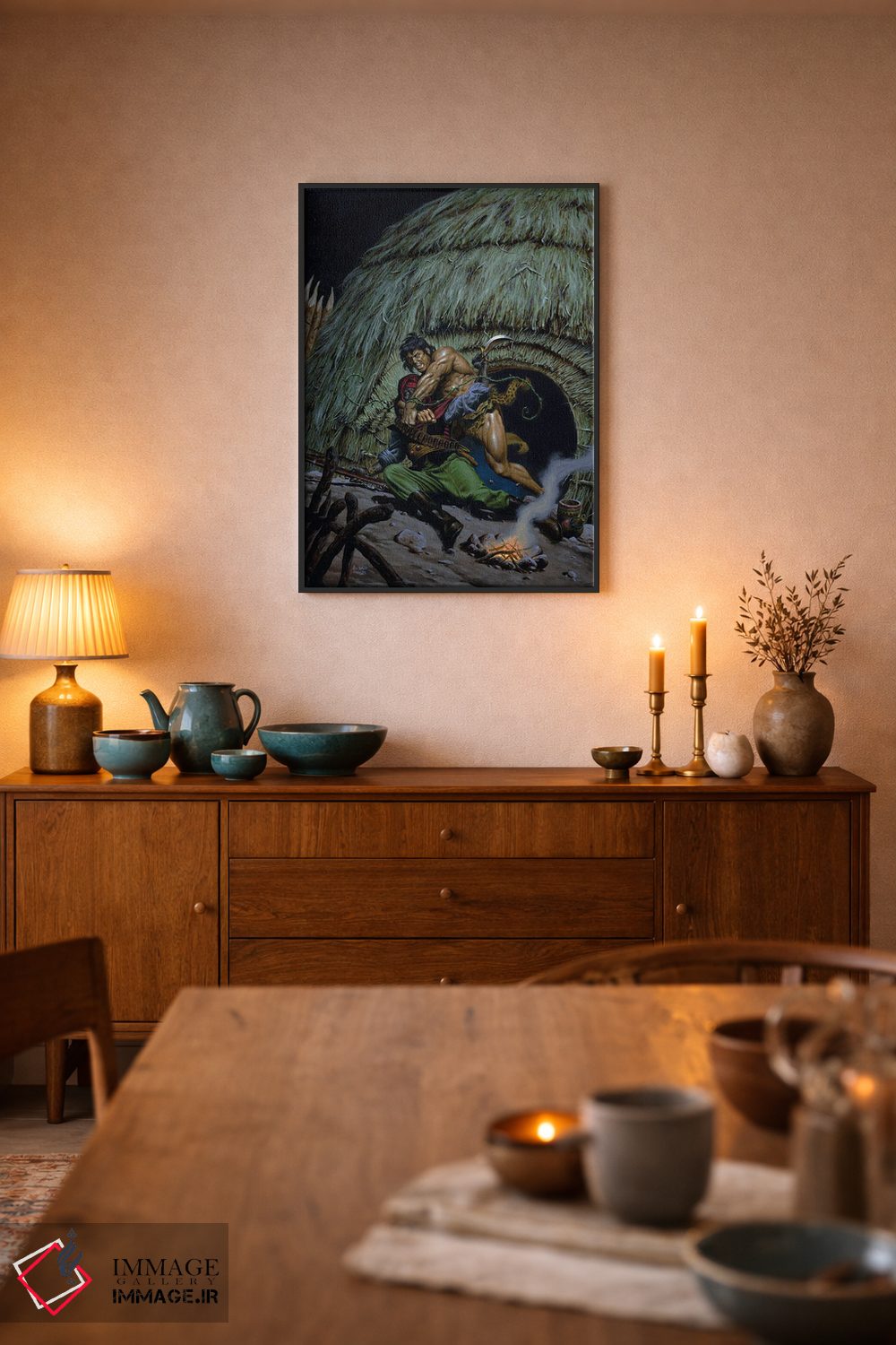 تابلو دکوراتیو تارزان پیروز اثر جو جوسکو - D6B