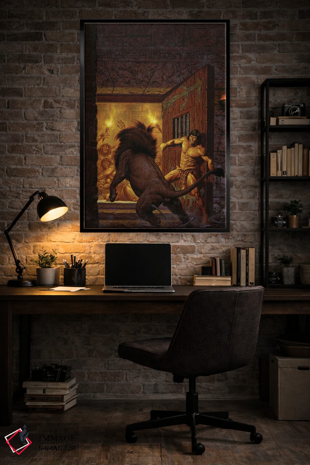 تابلو دکوراتیو تارزان شکست ناپذیر اثر جو جوسکو - D6B