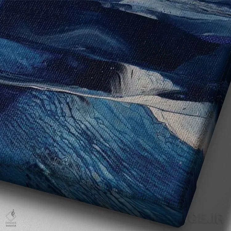 تابلو انتزاعی درون نور ۱۱ اثر جیکوب جوگاشویلی - نمای نزدیک بافت بوم