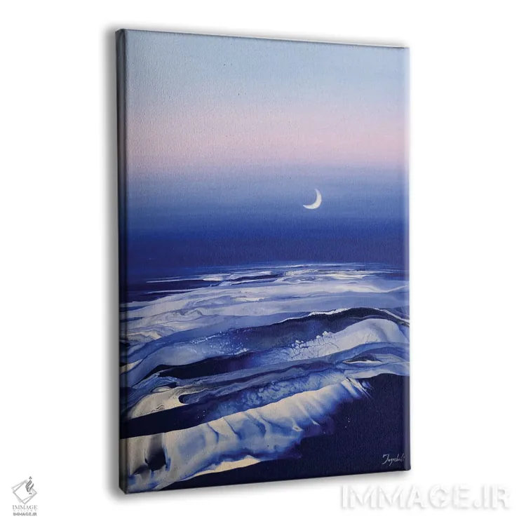 تابلو انتزاعی بر فراز امواج ۶ اثر جیکوب جوگاشویلی - نمای پرسپکتیو محصول