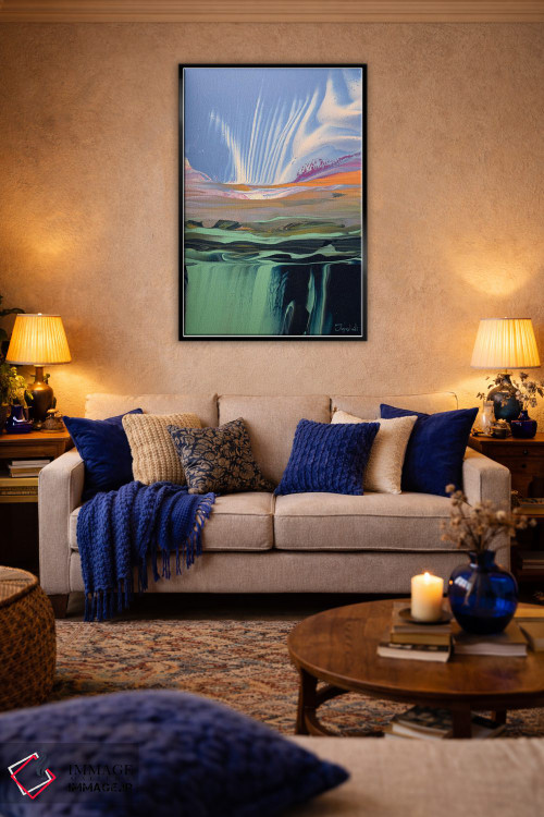 تابلو انتزاعی درون نور ۹ اثر جیکوب جوگاشویلی - D5B