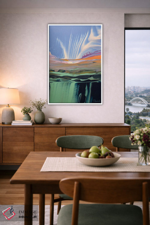 تابلو انتزاعی درون نور ۹ اثر جیکوب جوگاشویلی - D6W