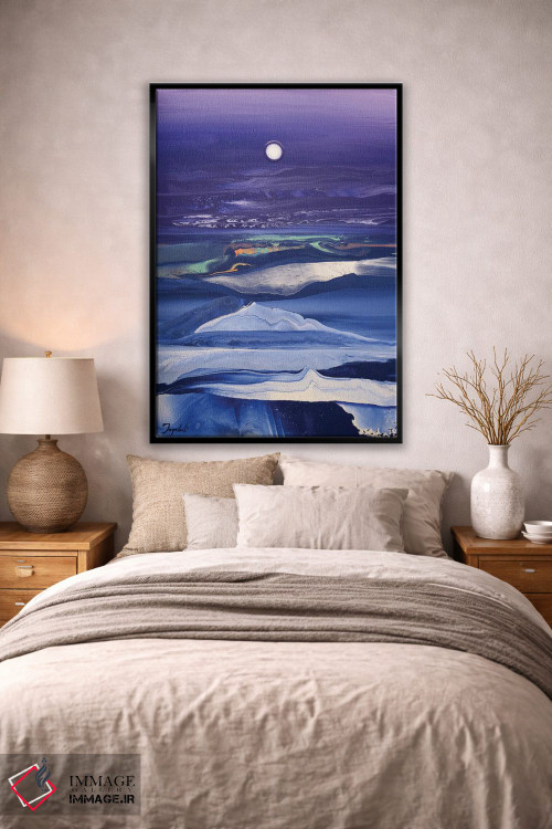 تابلو انتزاعی بر فراز امواج ۷ اثر جیکوب جوگاشویلی - D2B