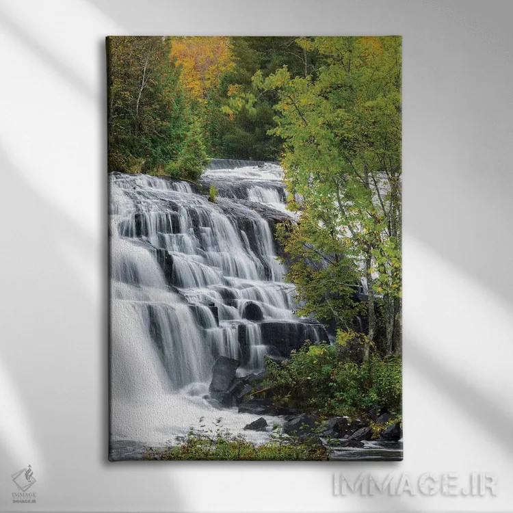 تابلو دکوراتیو Ontonagon County, Bond Falls I,میچیگان، شهرستان انتون… اثر جیمی و جودی وایلد - نمای روبهرو روی دیوار