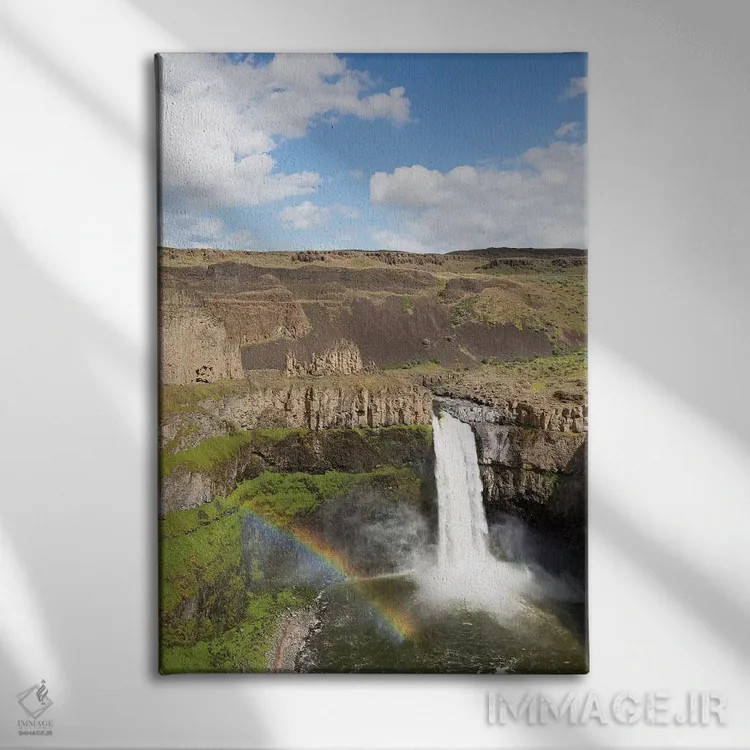 تابلو دکوراتیو Palouse Falls State Park, Palouse Falls,ایالت واشنگتن… اثر جیمی و جودی وایلد - نمای روبهرو روی دیوار