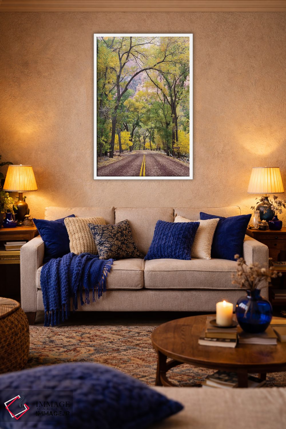 تابلو دکوراتیو Zion Canyon Scenic Drive , Zion National Park, Utah… اثر جیمی و جودی وایلد - D2W