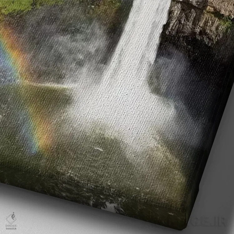 تابلو دکوراتیو Palouse Falls State Park, Palouse Falls,ایالت واشنگتن… اثر جیمی و جودی وایلد - نمای نزدیک بافت بوم