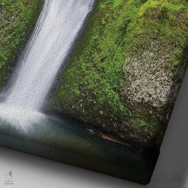 تابلو دکوراتیو Columbia River Gorge National Scenic Area, Multnomah… اثر جیمی و جودی وایلد - نمای نزدیک بافت بوم