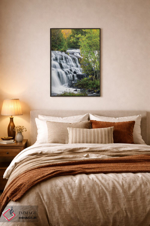 تابلو دکوراتیو Ontonagon County, Bond Falls I,میچیگان، شهرستان انتون… اثر جیمی و جودی وایلد - D6B