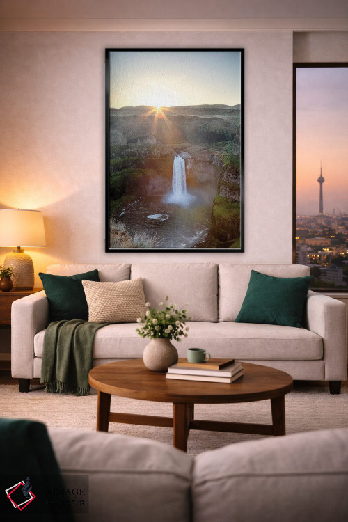 تابلو دکوراتیو Palouse Falls State Park, Palouse Falls, sunrise,ایال… اثر جیمی و جودی وایلد - D2B