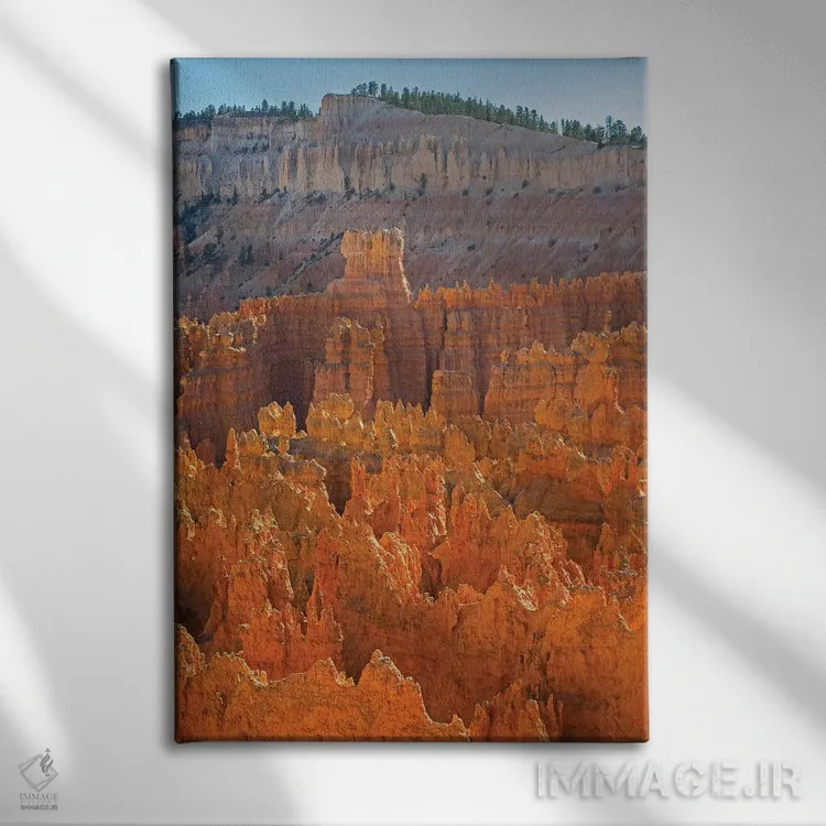 تابلو دکوراتیو Bryce Canyon National Park. View of canyon with hoodo… اثر جیمی و جودی وایلد - نمای روبهرو روی دیوار
