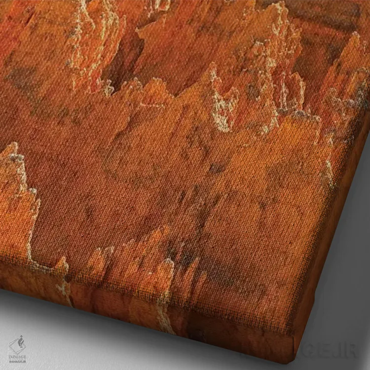 تابلو دکوراتیو Bryce Canyon National Park. View of canyon with hoodo… اثر جیمی و جودی وایلد - نمای نزدیک بافت بوم