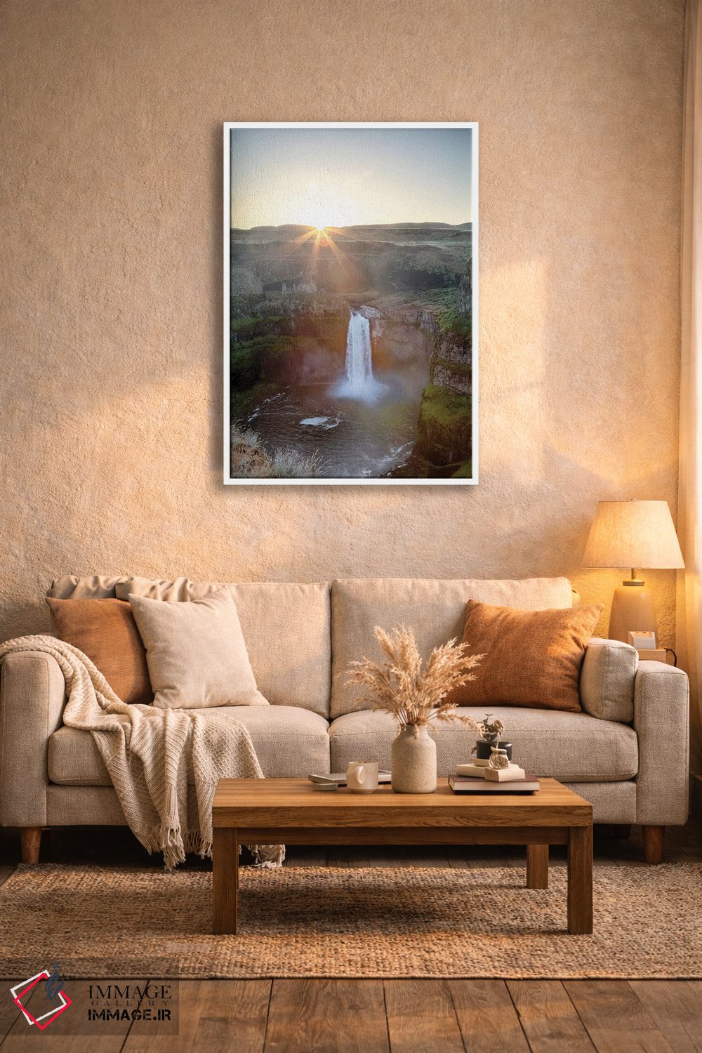 تابلو دکوراتیو Palouse Falls State Park, Palouse Falls, sunrise,ایال… اثر جیمی و جودی وایلد - D4W
