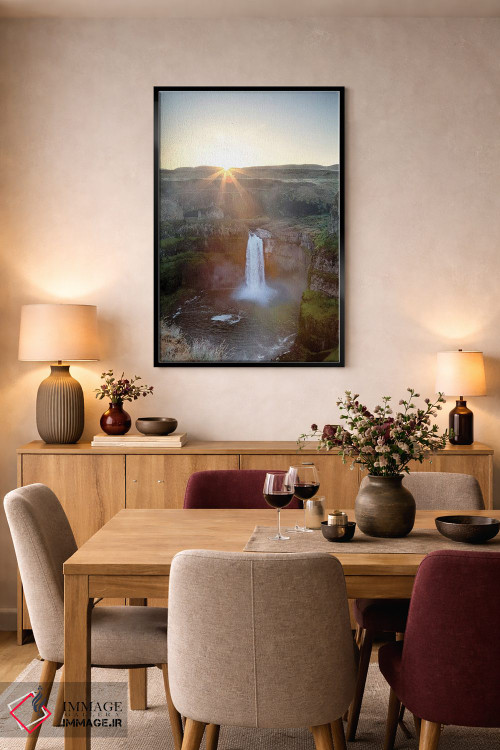 تابلو دکوراتیو Palouse Falls State Park, Palouse Falls, sunrise,ایال… اثر جیمی و جودی وایلد - D5B