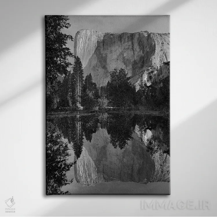تابلو دکوراتیو Yosemite National Park. El Capitan Reflected In The M… اثر جیمی و جودی وایلد - نمای روبهرو روی دیوار