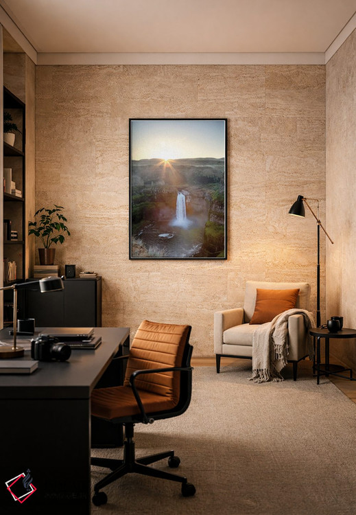 تابلو دکوراتیو Palouse Falls State Park, Palouse Falls, sunrise,ایال… اثر جیمی و جودی وایلد - D6B
