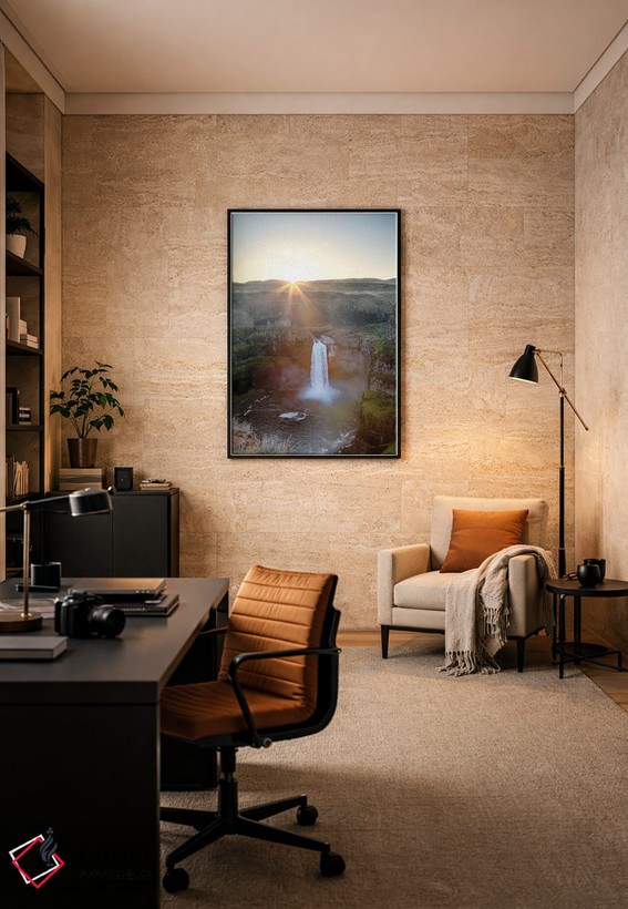 تابلو دکوراتیو Palouse Falls State Park, Palouse Falls, sunrise,ایال… اثر جیمی و جودی وایلد - D6B