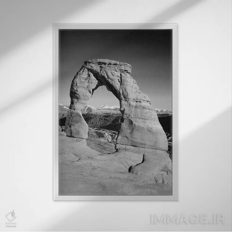 تابلو دکوراتیو Arches National Park. Delicate Arch,یوتا، پارک ملی آر… اثر جیمی و جودی وایلد - نمای قابدار سفید