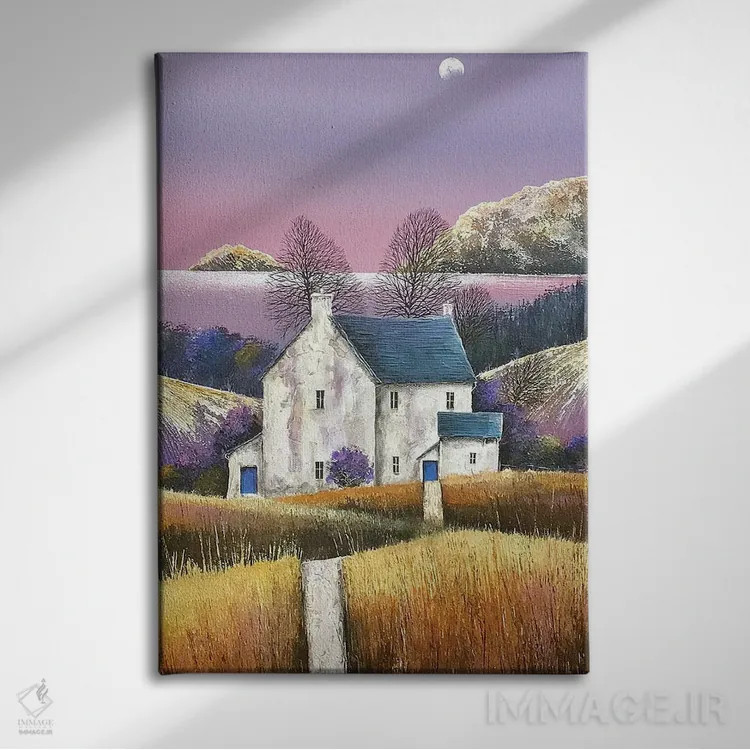 تابلو دکوراتیو درختان راش اثر جان مک کینستری - نمای روبهرو روی دیوار