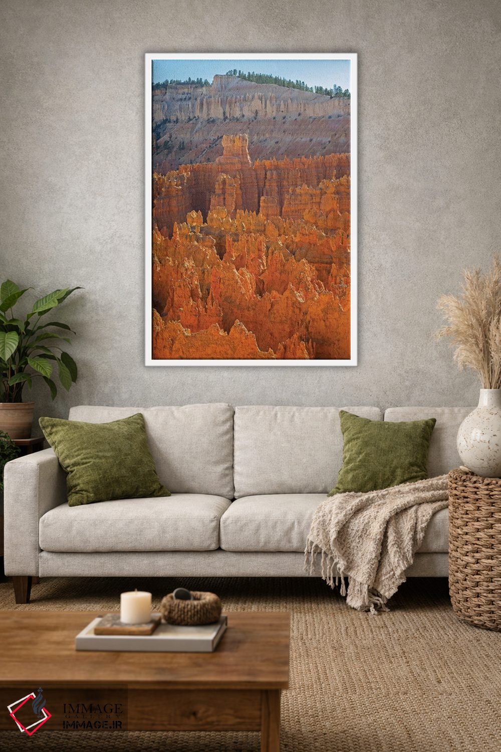 تابلو دکوراتیو Bryce Canyon National Park. View of canyon with hoodo… اثر جیمی و جودی وایلد - D1W