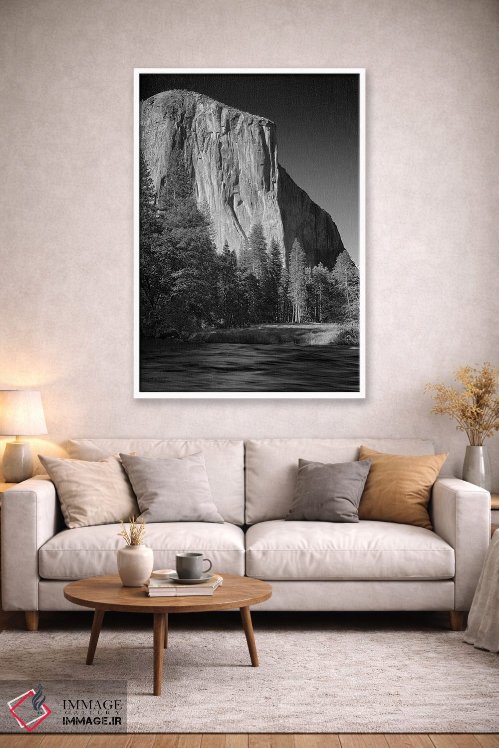 تابلو دکوراتیو Yosemite National Park. El Capitan And Merced River,ک… اثر جیمی و جودی وایلد - D1W