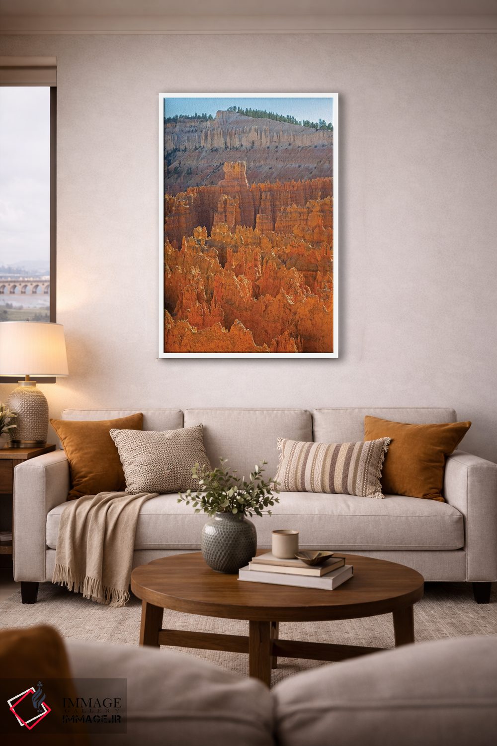 تابلو دکوراتیو Bryce Canyon National Park. View of canyon with hoodo… اثر جیمی و جودی وایلد - D3W