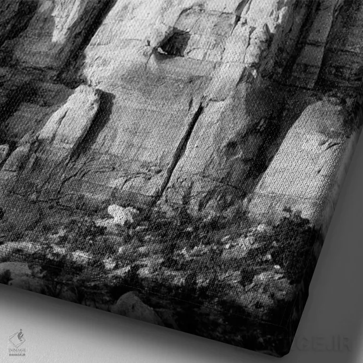 تابلو دکوراتیو Canyonlands National Park, The Needles. Moon Setting… اثر جیمی و جودی وایلد - نمای نزدیک بافت بوم